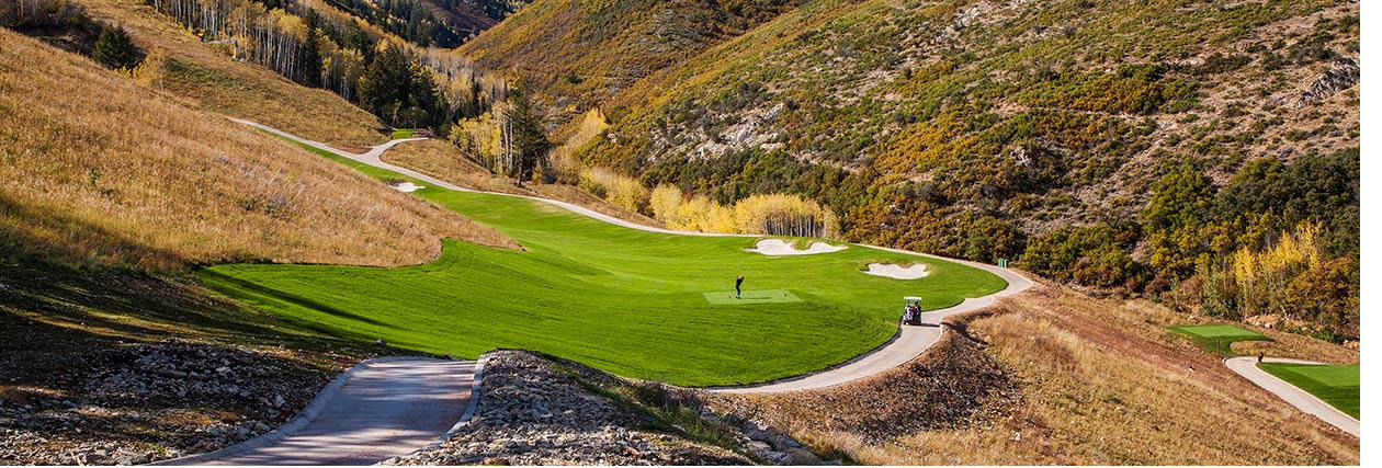 The Canyons Golf Club golf course, Park City Utah