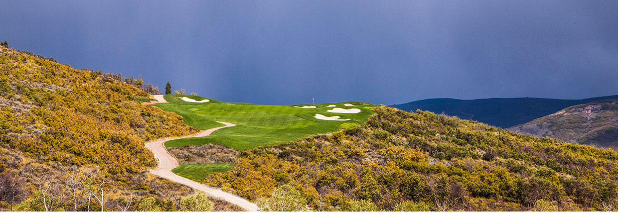 The Canyons Golf Club golf course, Park City Utah