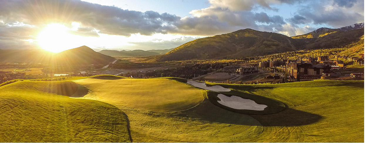 The Canyons Golf Club golf course, Park City Utah
