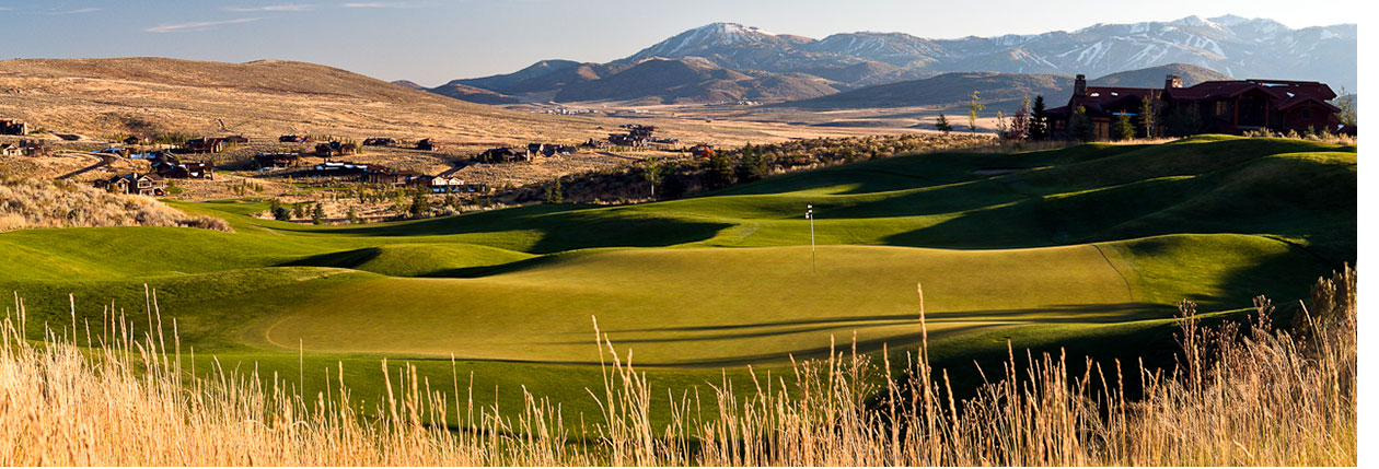 Pete Dye Canyon at Promontory golf course, Park City Utah