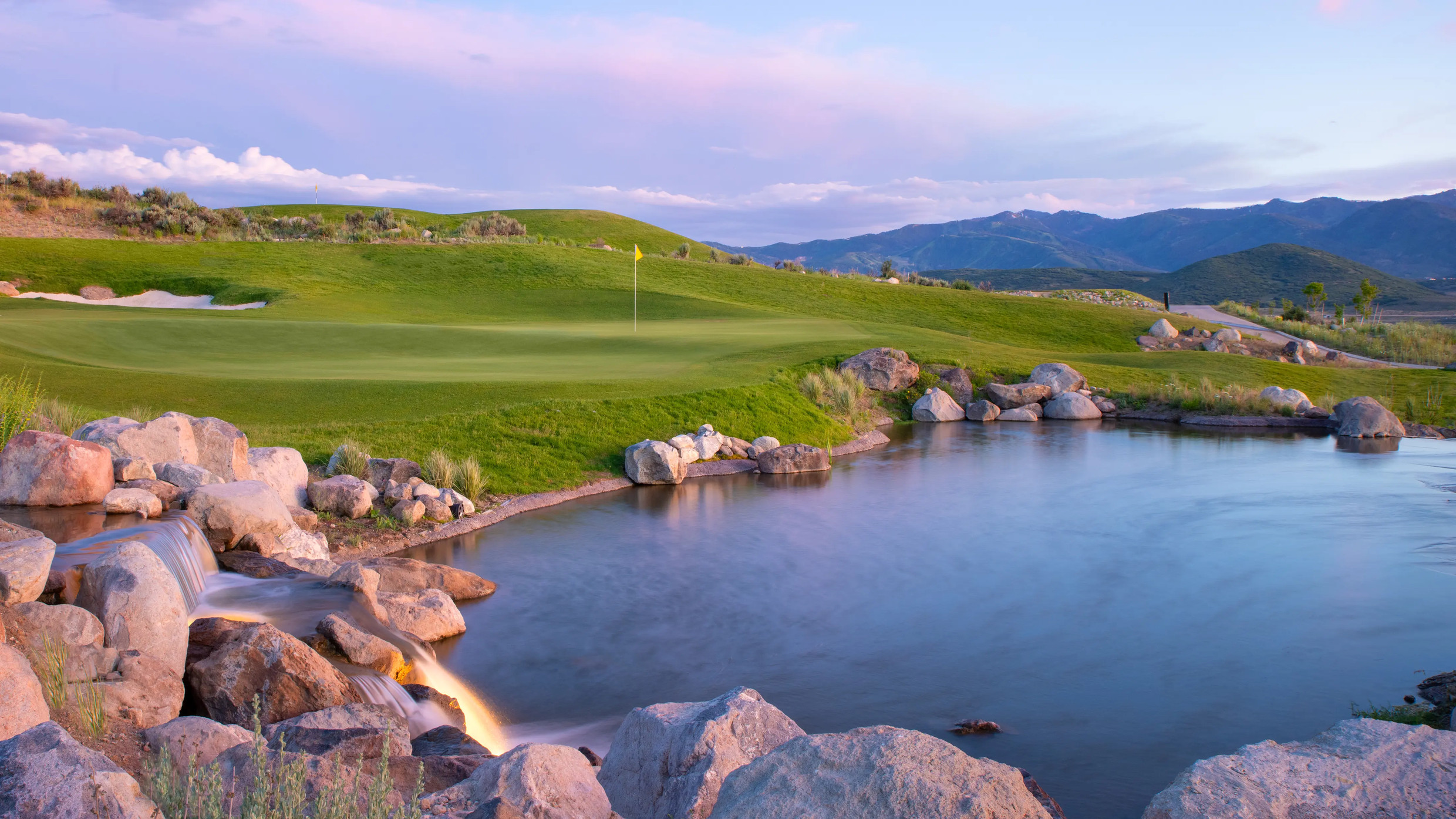 The Hills par-3 course at Promontory Club, Park City Utah