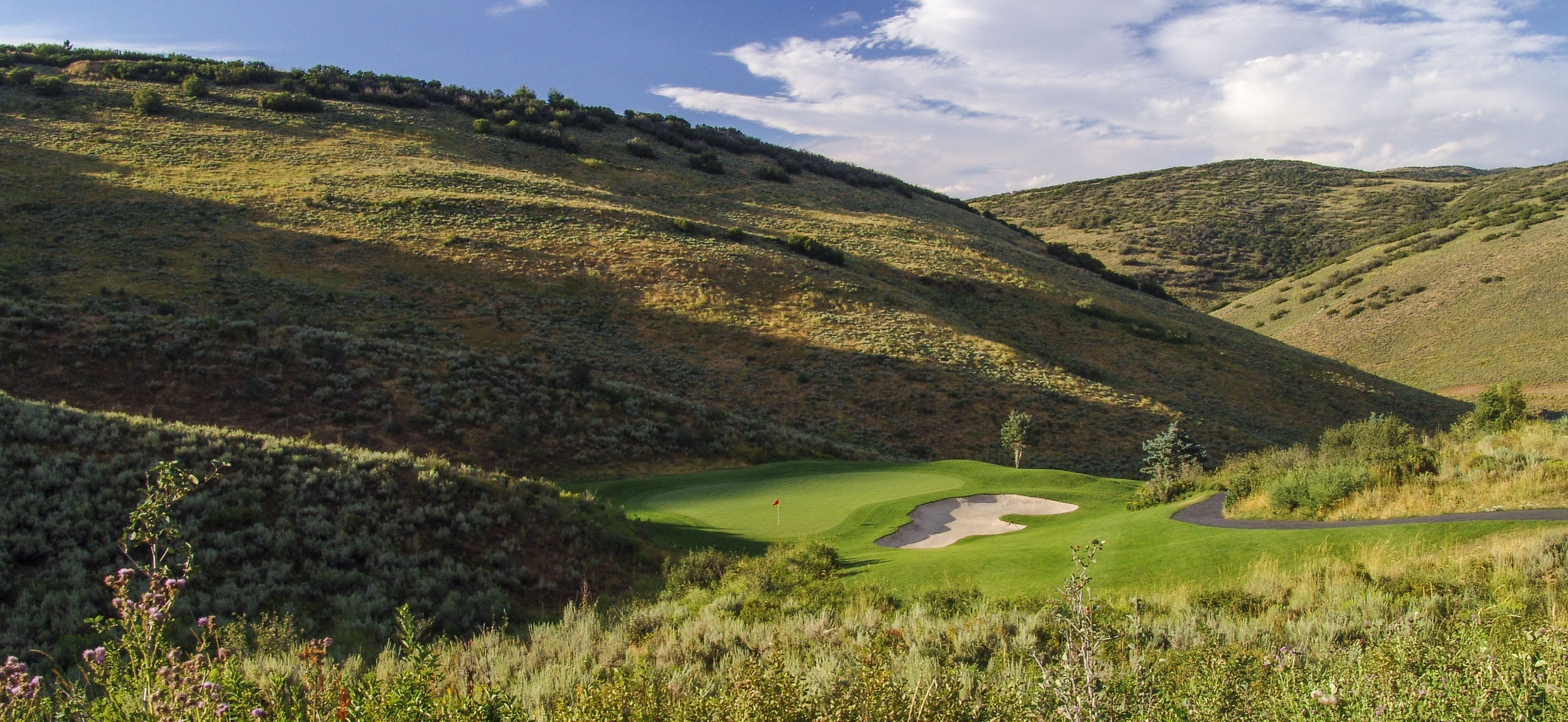 Wasatch Mountain State Park Mountain Course, Midway near Park City, Utah